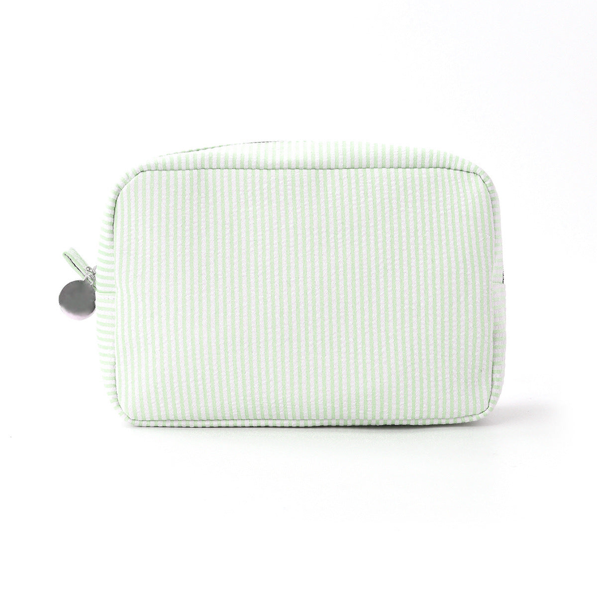 Seep yarn striped cosmetic bag