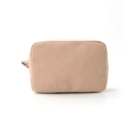 Seep yarn striped cosmetic bag