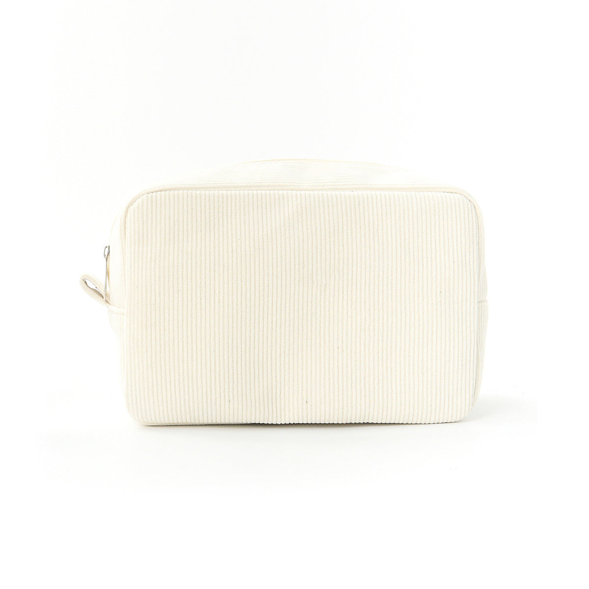 Seep yarn striped cosmetic bag