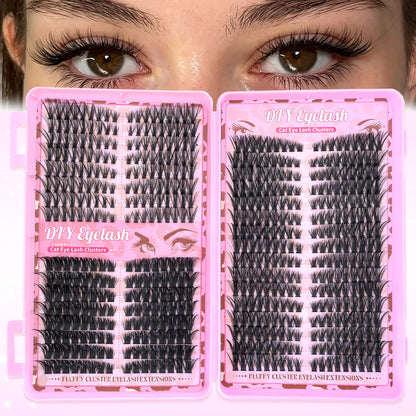 Segmented False Eyelashes Book Set