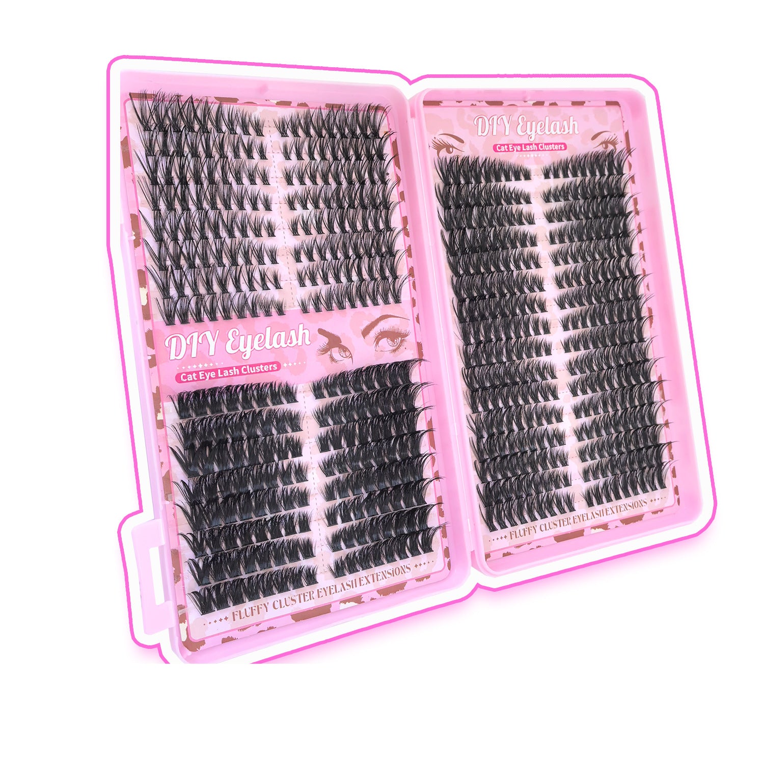 Segmented False Eyelashes Book Set