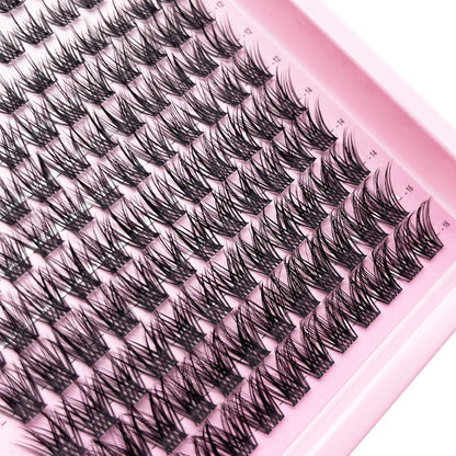 Segmented False Eyelashes Transparent Stems