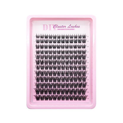 Segmented False Eyelashes Transparent Stems