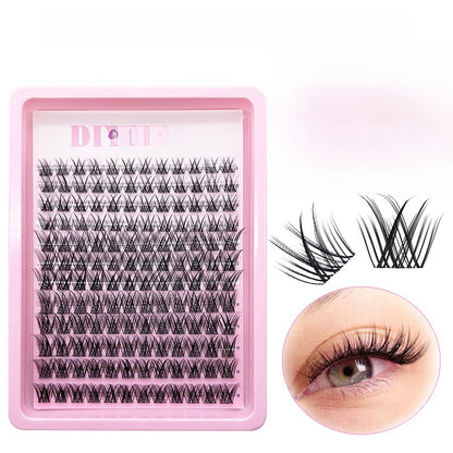 Segmented False Eyelashes Transparent Stems