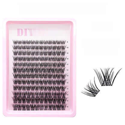 Segmented False Eyelashes Transparent Stems