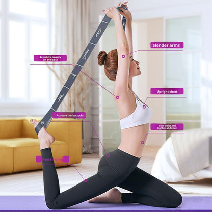 Segmented Yoga Stretching Resistance Belt