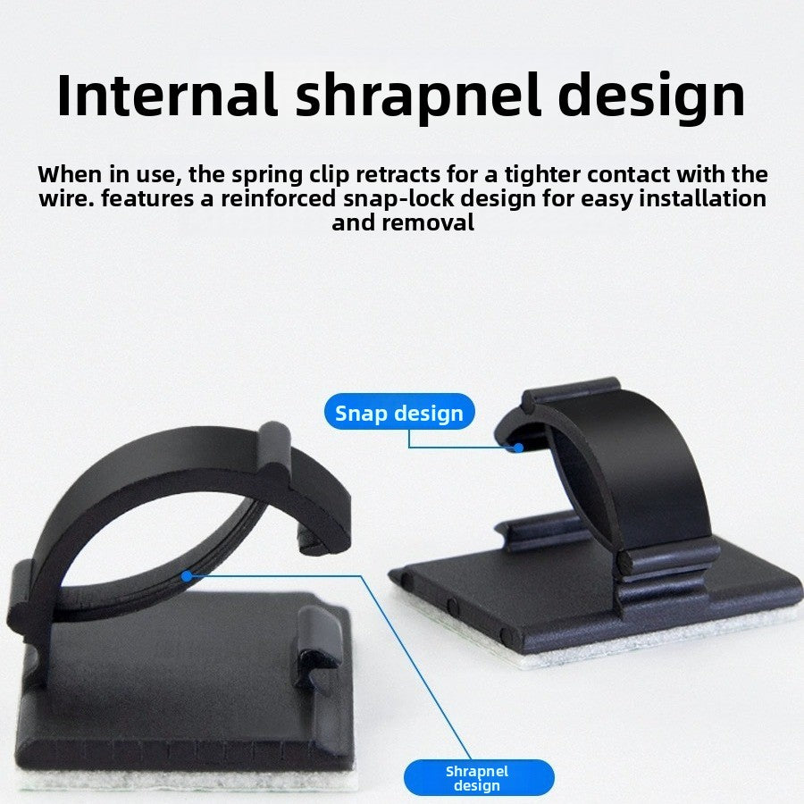 Self Adhesive Cable Management Clips
