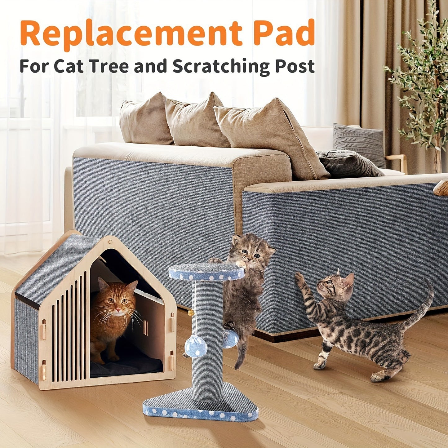 Self-Adhesive Cat Scratching Pad