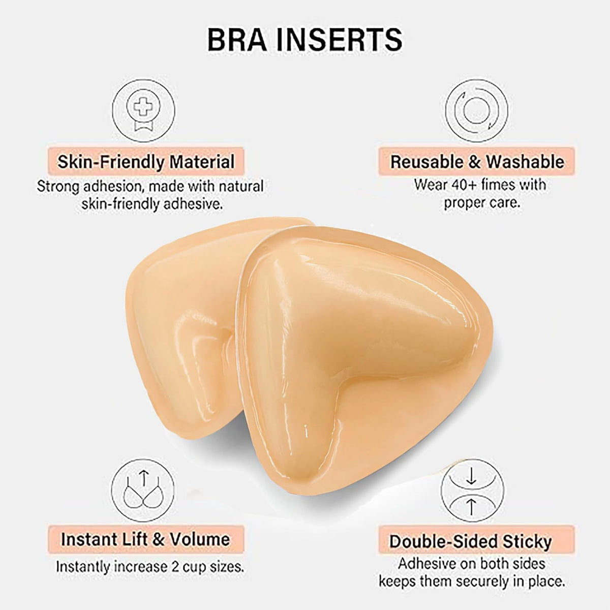 Self-adhesive chest pad