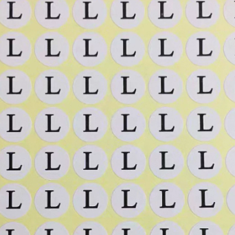 Self-Adhesive Clothing Size Labels
