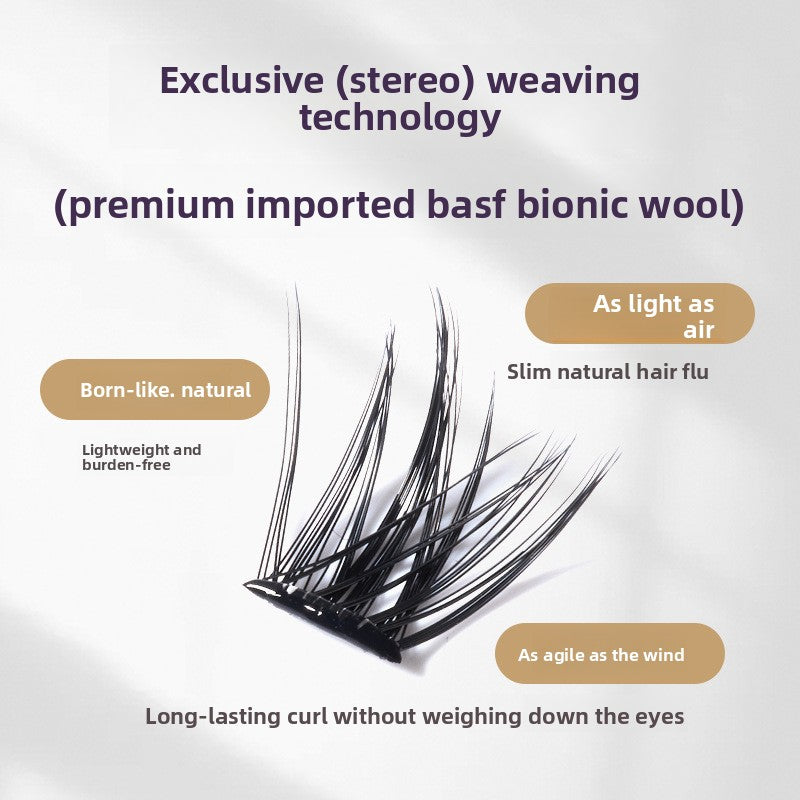 Self-adhesive false eyelashes