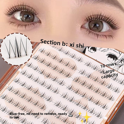 Self-Adhesive False Eyelashes Natural Look