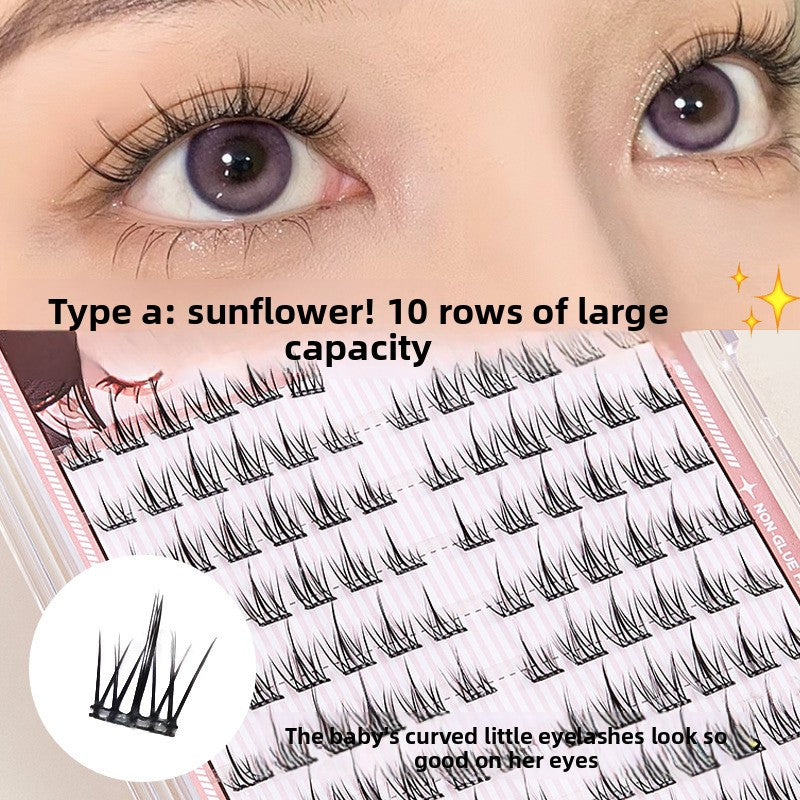 Self-Adhesive False Eyelashes Natural Look
