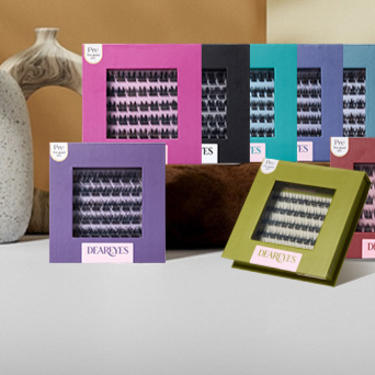Self-adhesive false eyelashes