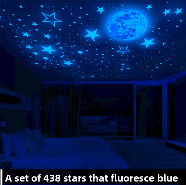 Self-Adhesive Glowing Star Ceiling Decals