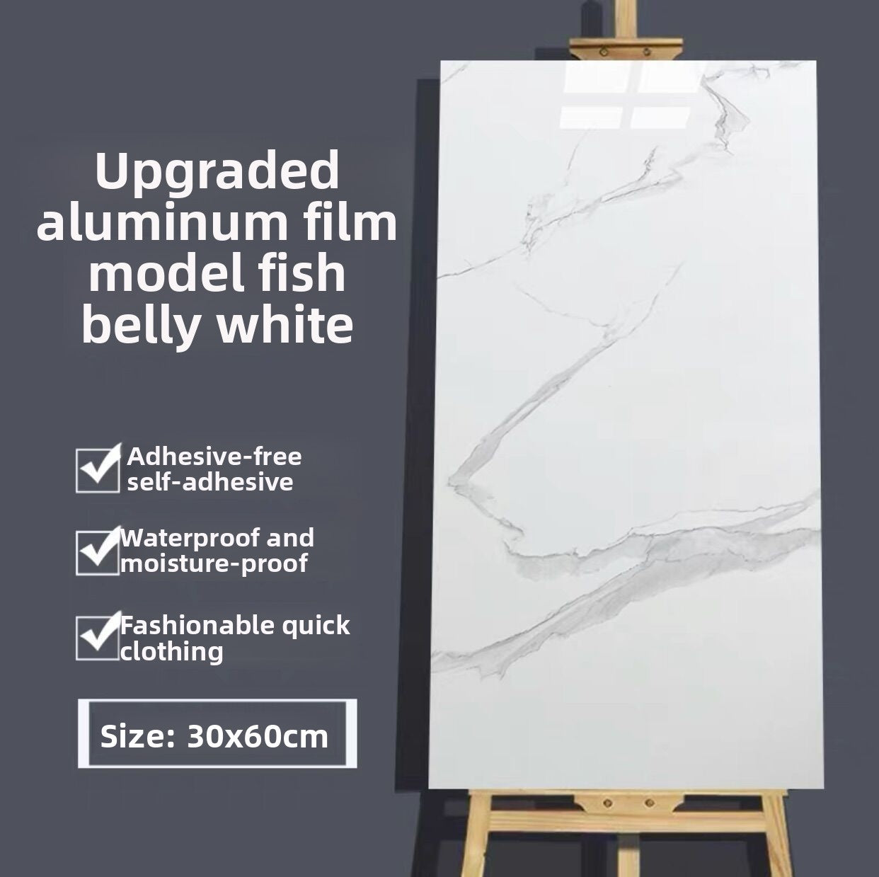 Self-adhesive imitation ceramic tile wall贴