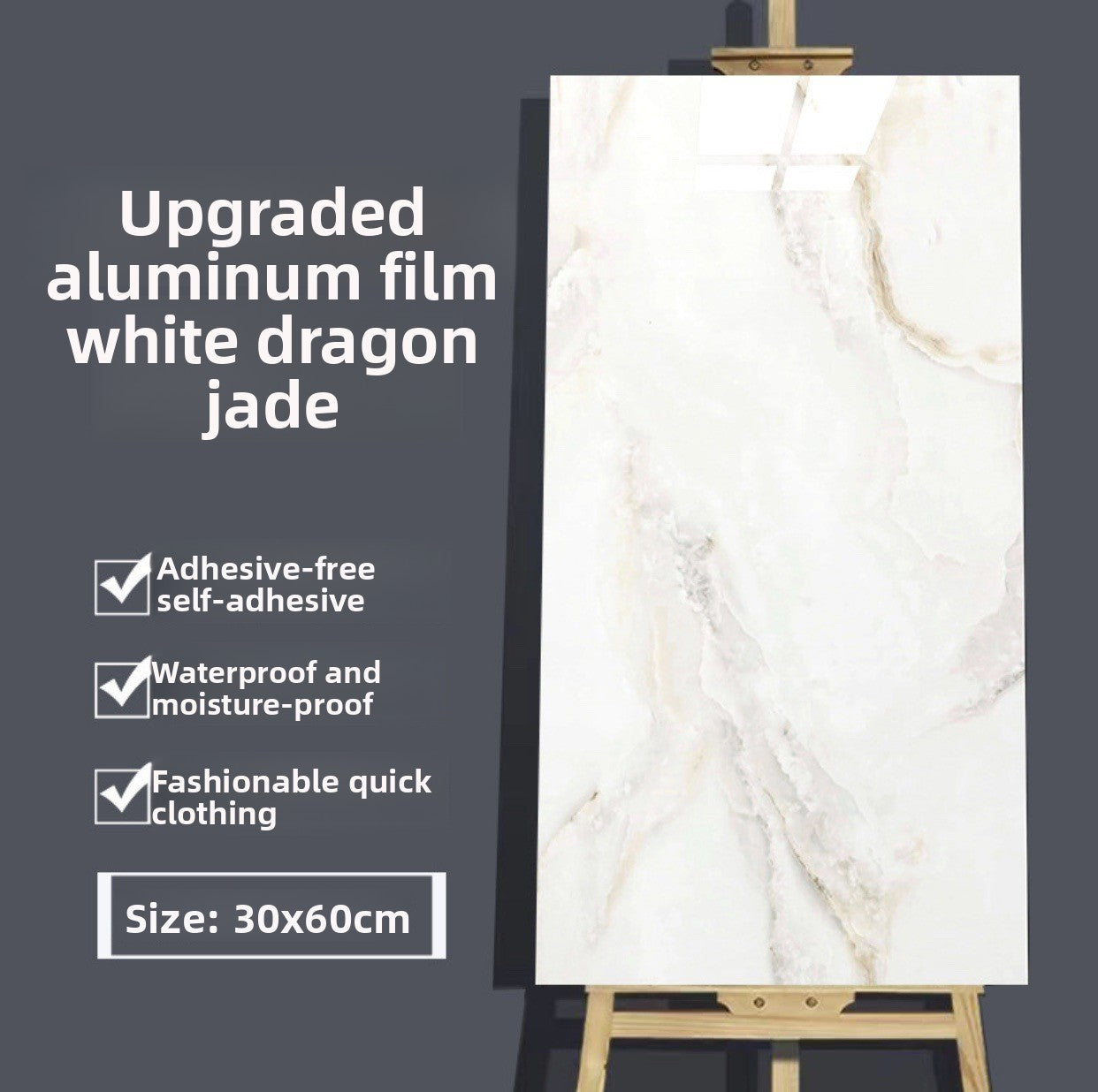 Self-adhesive imitation ceramic tile wall贴