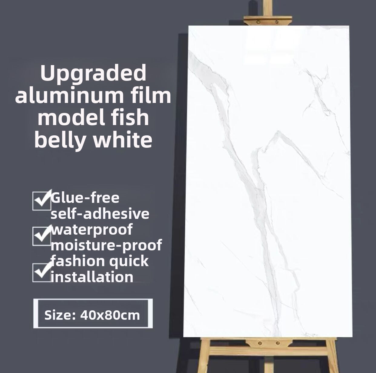 Self-adhesive imitation ceramic tile wall贴