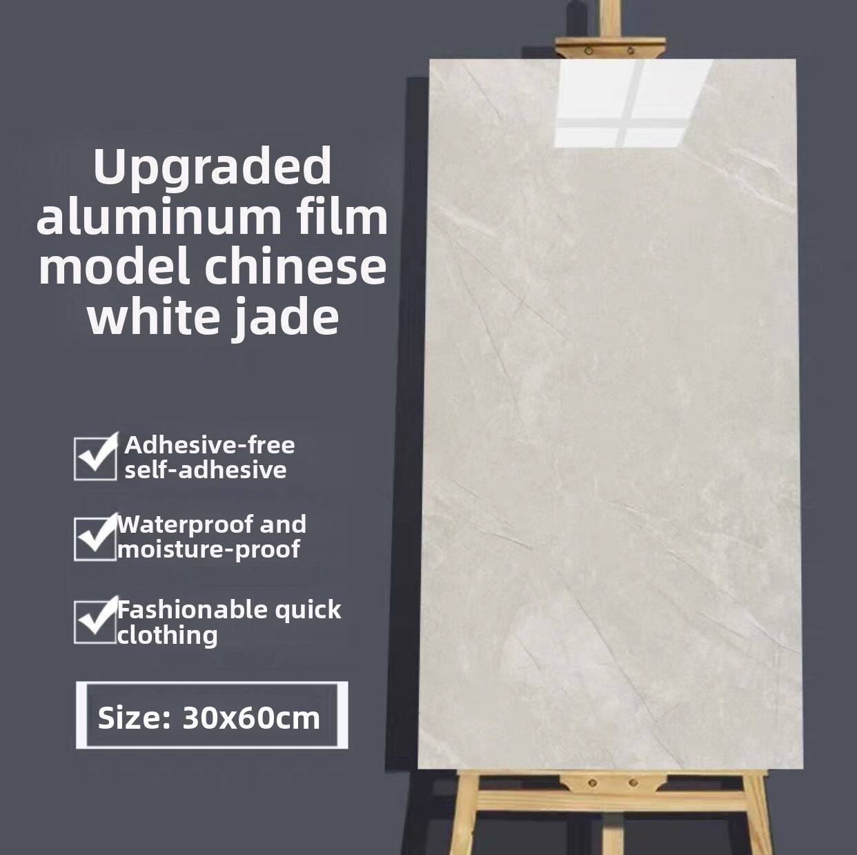 Self-adhesive imitation ceramic tile wall贴