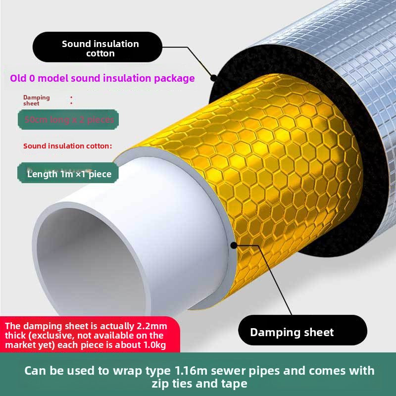 Self-Adhesive Sound Damping Sheets with Butyl Rubber Layer
