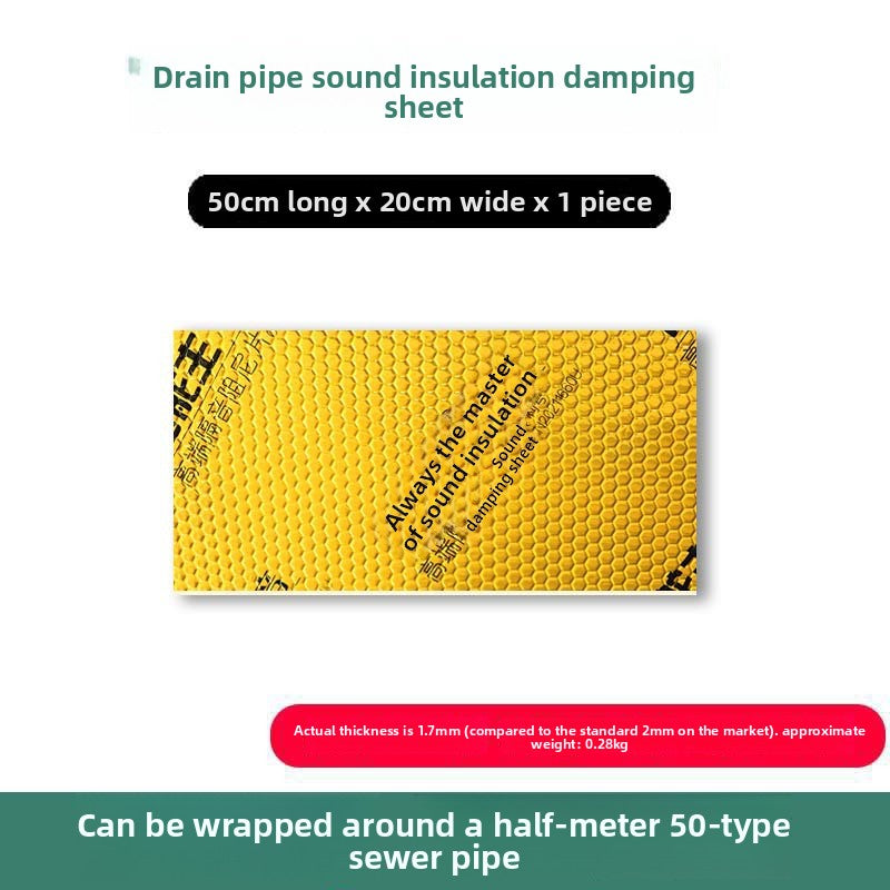 Self-Adhesive Sound Damping Sheets with Butyl Rubber Layer