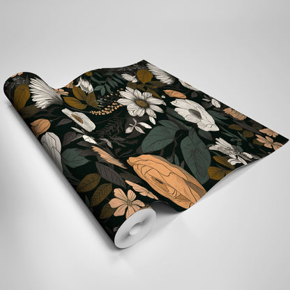 Self-adhesive textured wallpaper