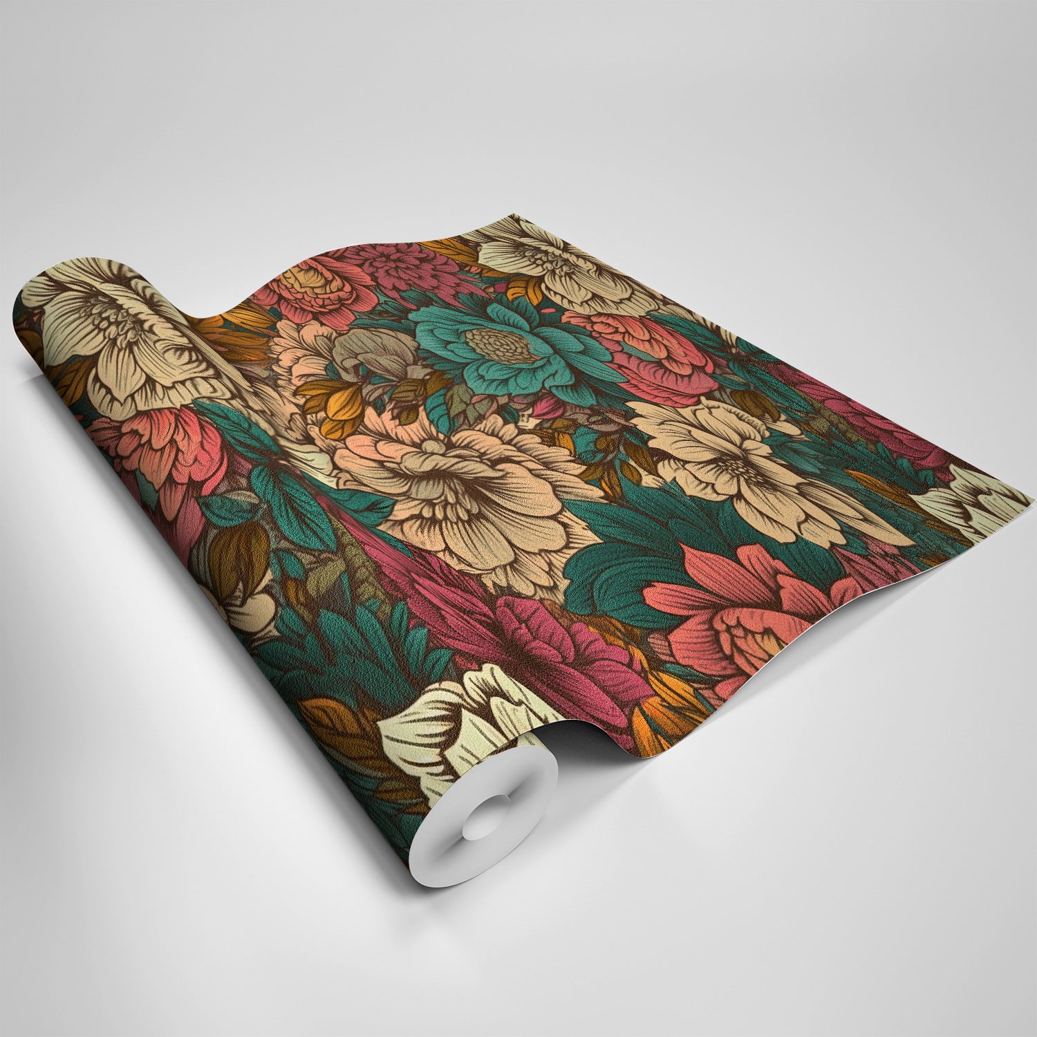 Self-adhesive textured wallpaper