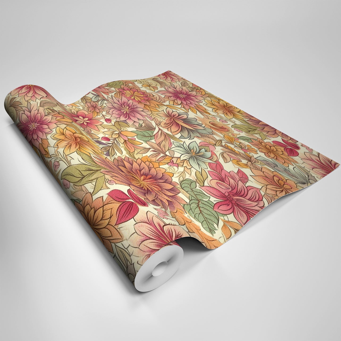 Self-adhesive textured wallpaper
