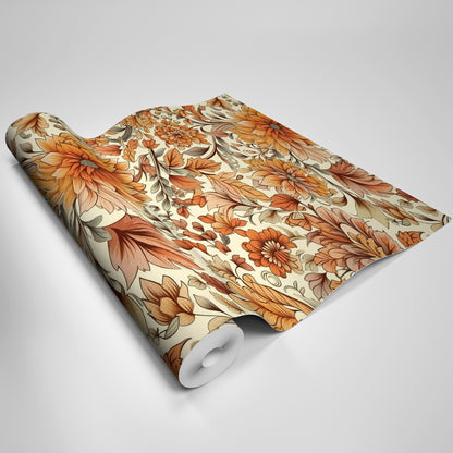 Self-adhesive textured wallpaper
