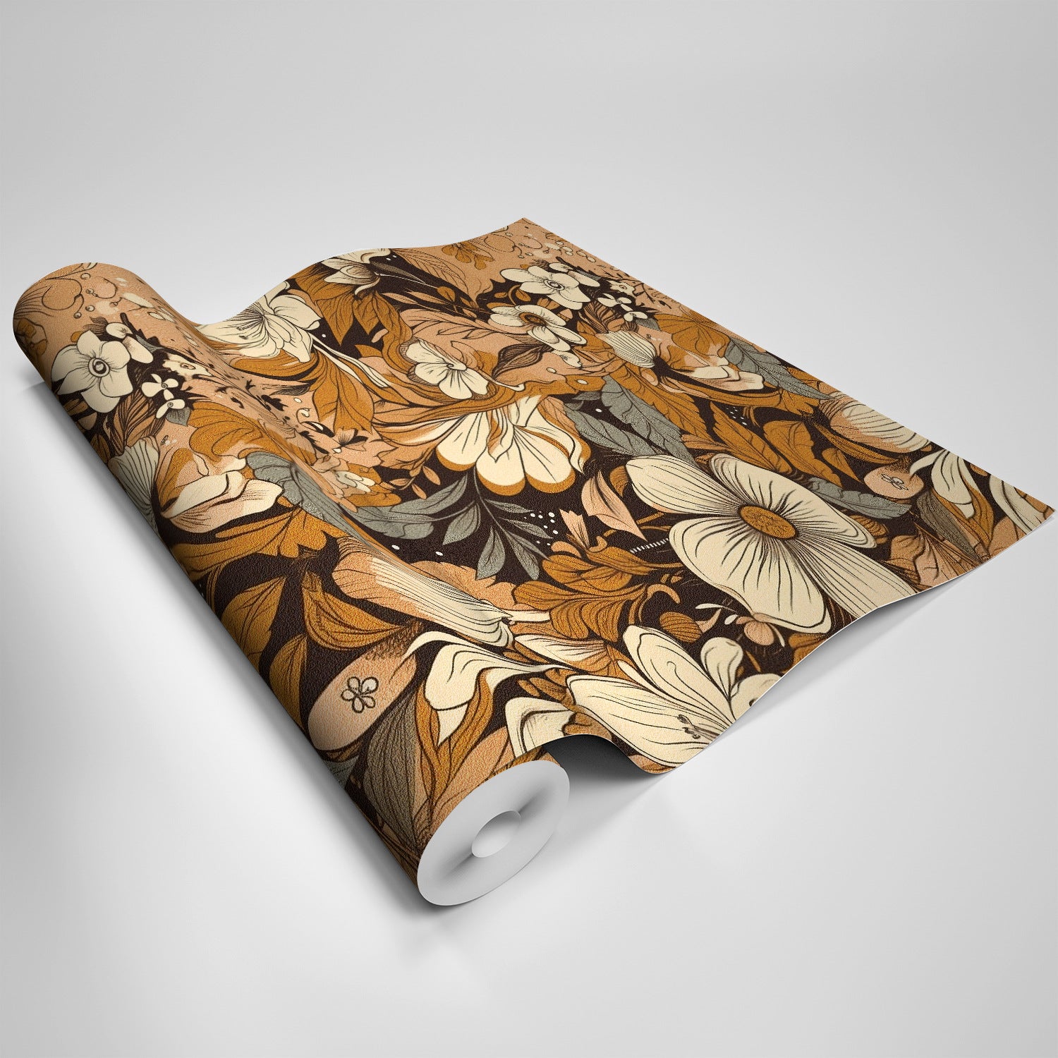 Self-adhesive textured wallpaper