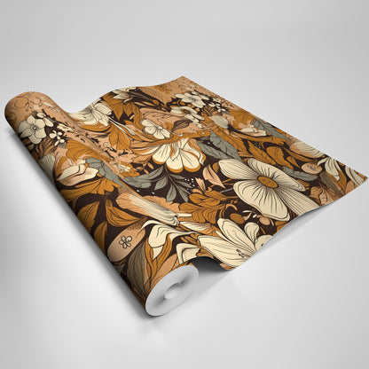 Self-adhesive textured wallpaper
