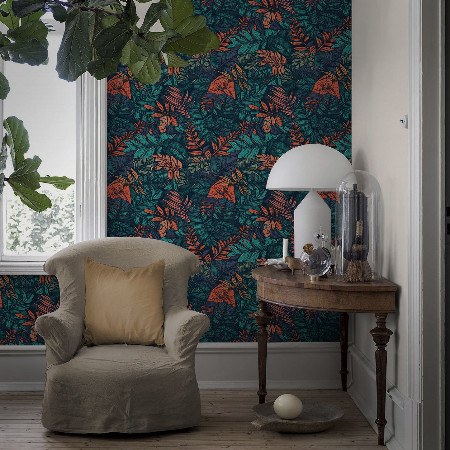 Self-adhesive textured wallpaper