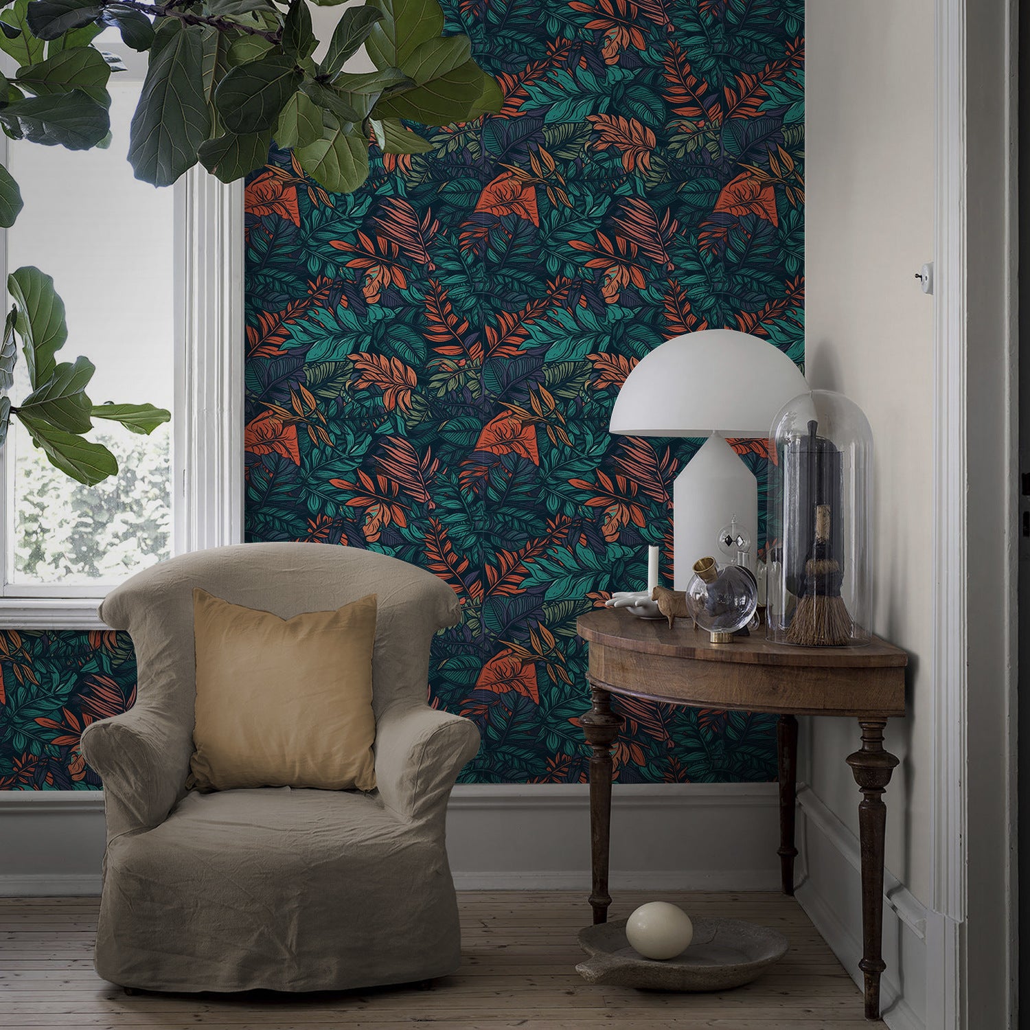 Self-adhesive textured wallpaper