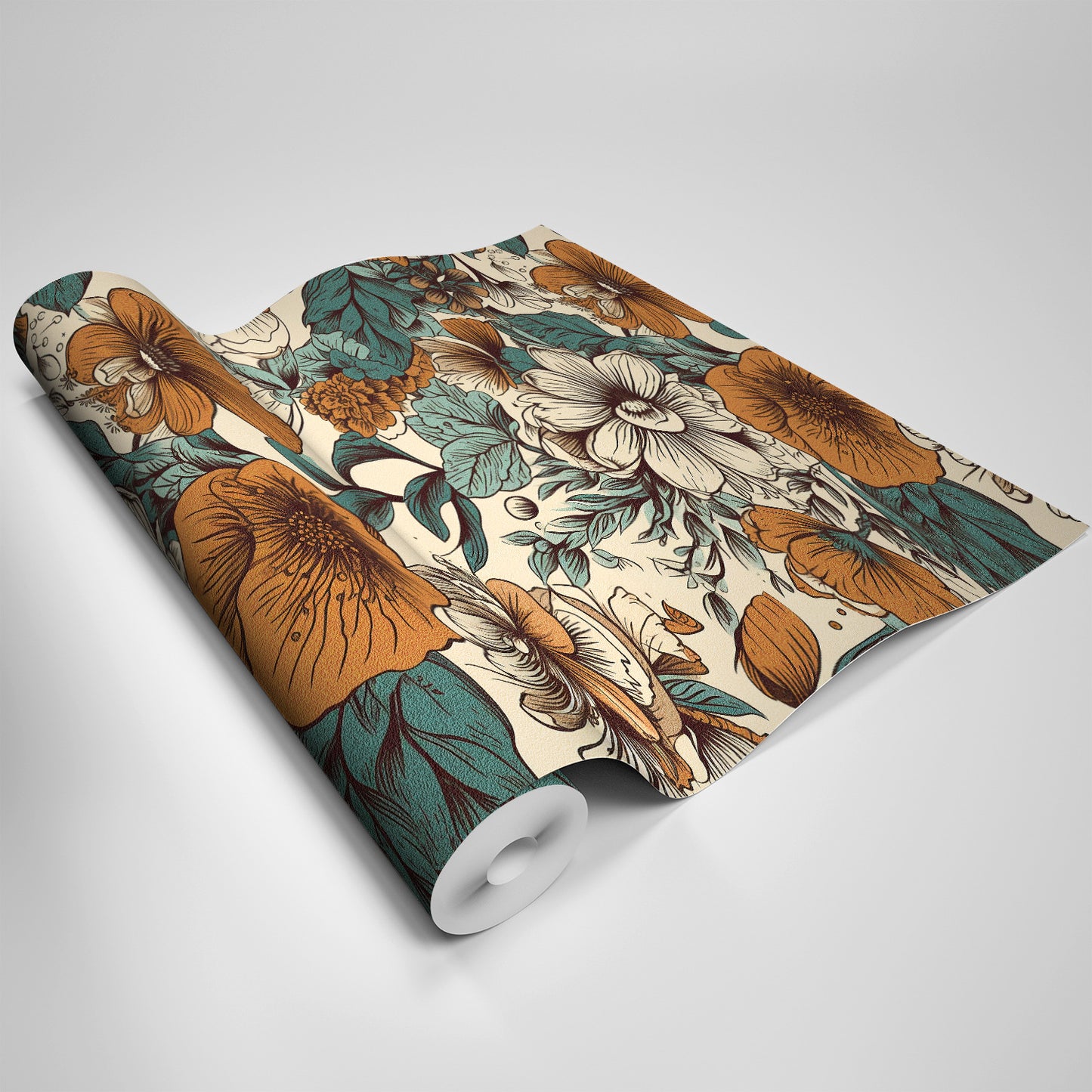 Self-adhesive textured wallpaper