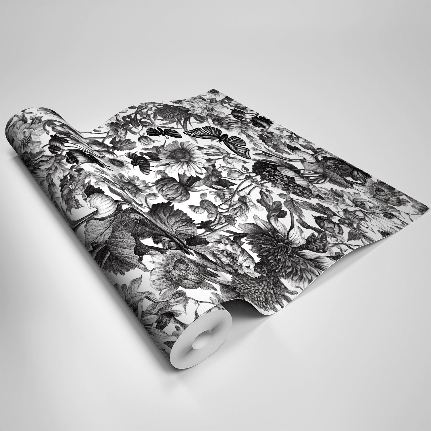 Self-adhesive textured wallpaper