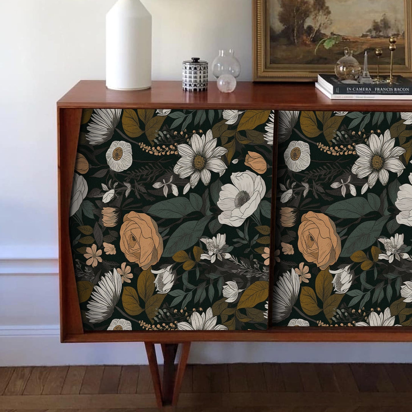 Self-adhesive textured wallpaper