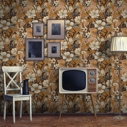 Self-adhesive textured wallpaper