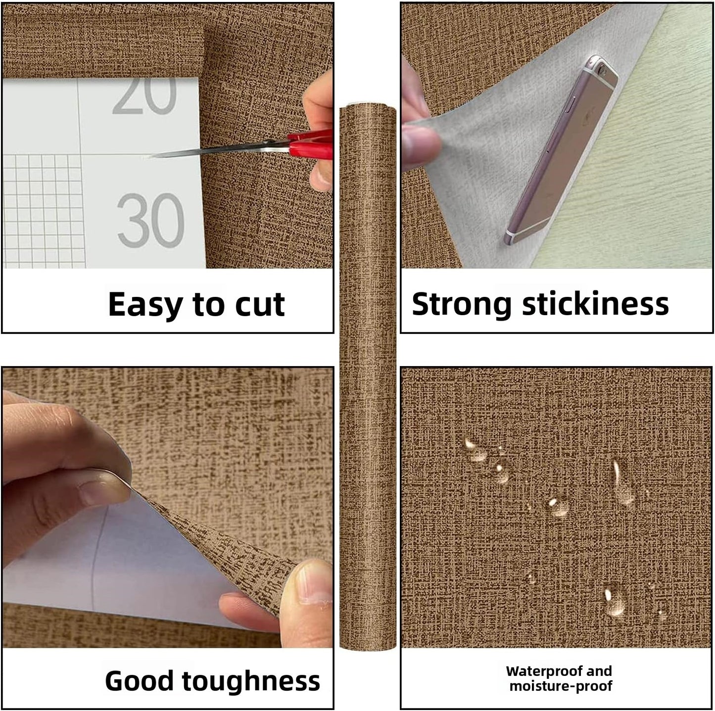 Self adhesive wallpaper
