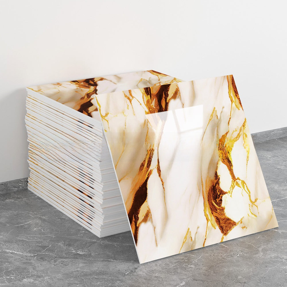 Self-adhesive waterproof tile wall