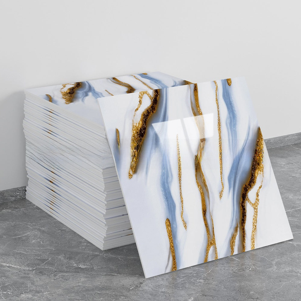 Self-adhesive waterproof tile wall
