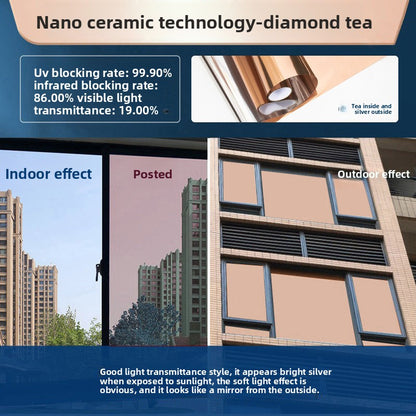 Self Adhesive Window Privacy Sun Control Film