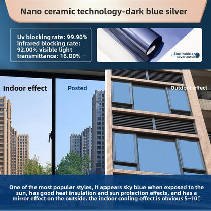 Self Adhesive Window Privacy Sun Control Film