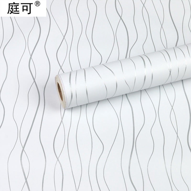 self-adhesive wood grain striped wallpaper