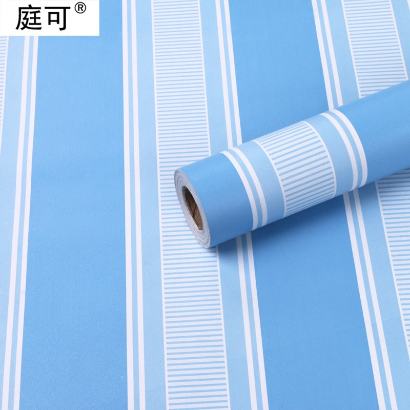 self-adhesive wood grain striped wallpaper
