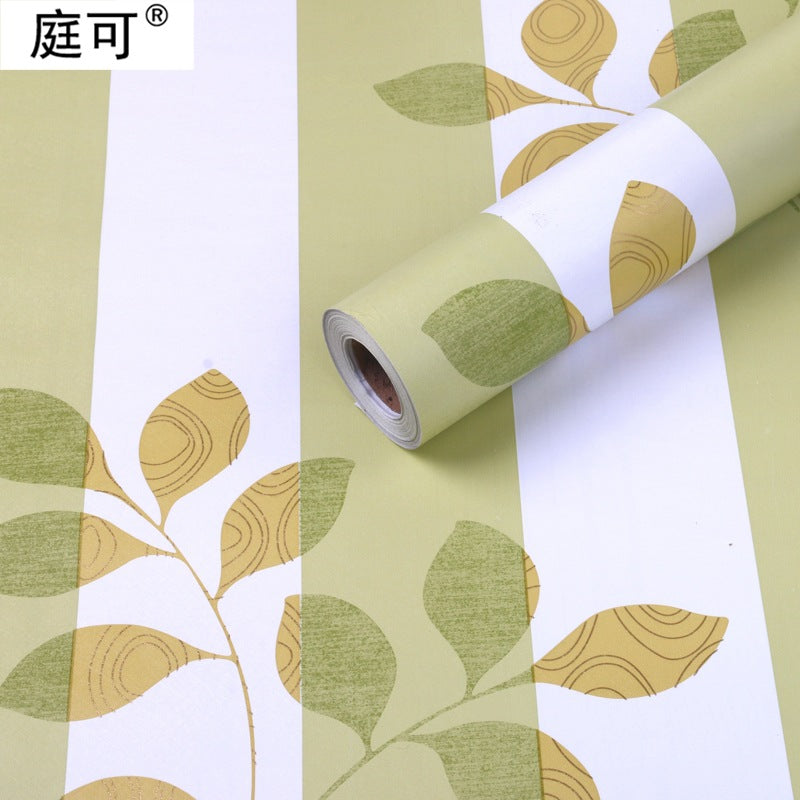 self-adhesive wood grain striped wallpaper