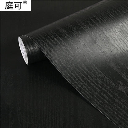 self-adhesive wood grain striped wallpaper