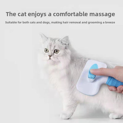 Self-Cleaning Pet Grooming Brush