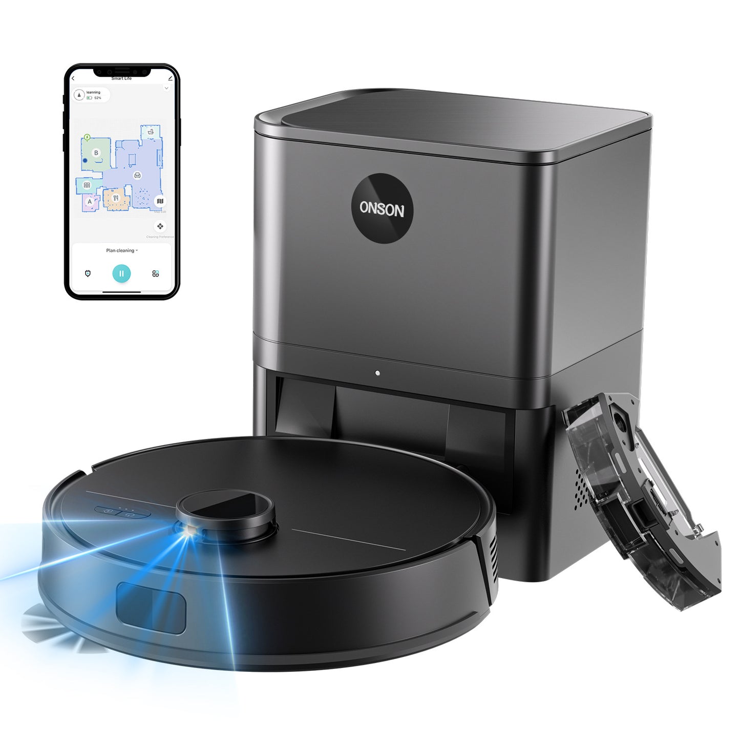 Self-Cleaning Robotic Vacuum Mop