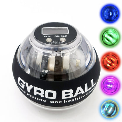 Self Counting Wrist Strength Ball with LED Light