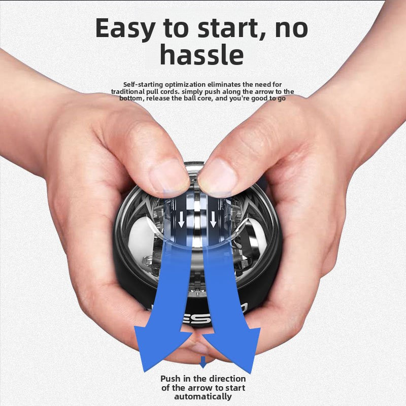 Self Counting Wrist Strength Ball with LED Light